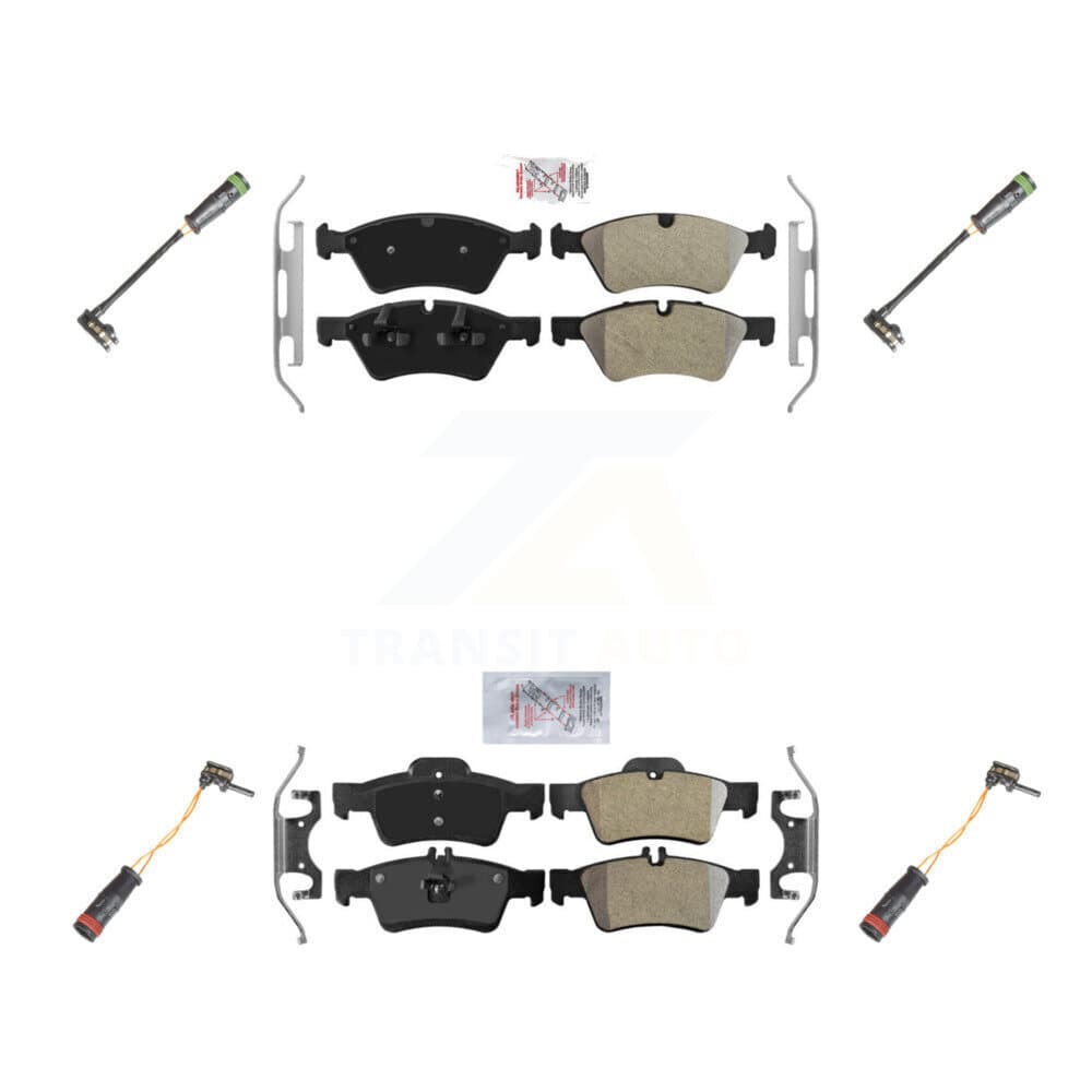 AmeriBRAKES - KNW-100343 - Front and Rear Disc Brake Pad Kits image 1