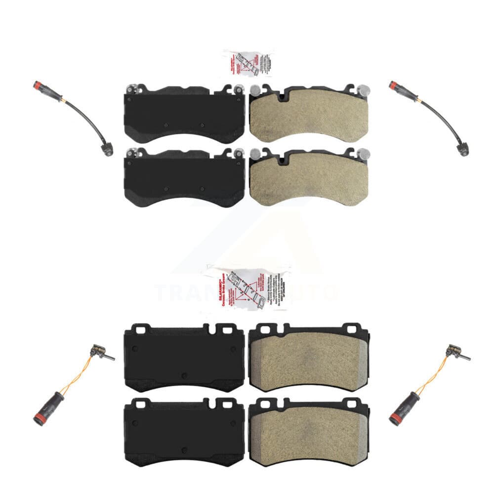 AmeriBRAKES - KNW-100344 - Front and Rear Disc Brake Pad Kits image 1