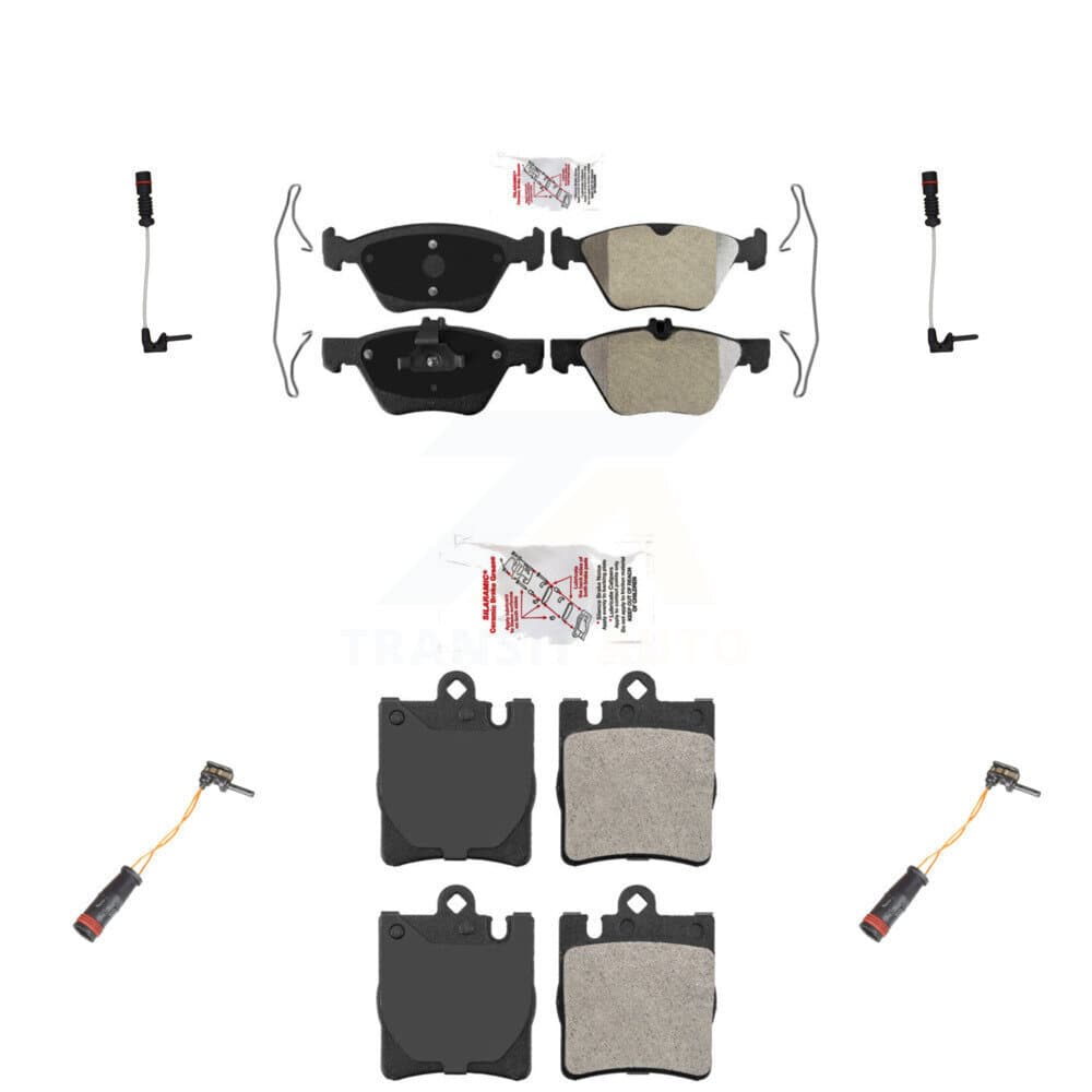 AmeriBRAKES - KNW-100346 - Front and Rear Disc Brake Pad Kits image 1
