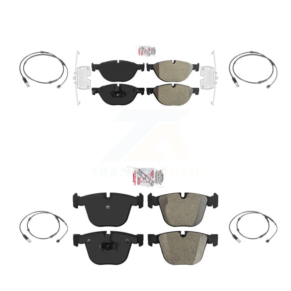 AmeriBRAKES - KNW-100347 - Front and Rear Disc Brake Pad Kits image 1