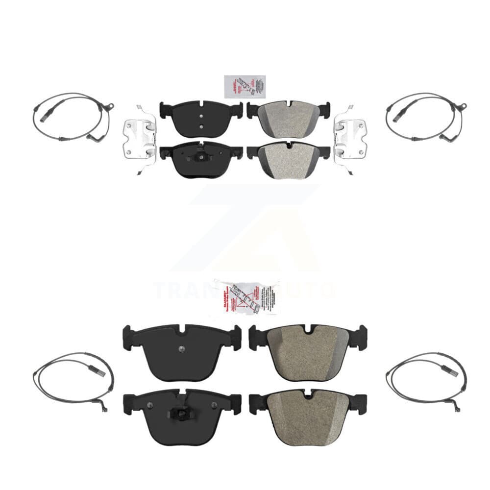 AmeriBRAKES - KNW-100366 - Front and Rear Disc Brake Pad Kits image 1