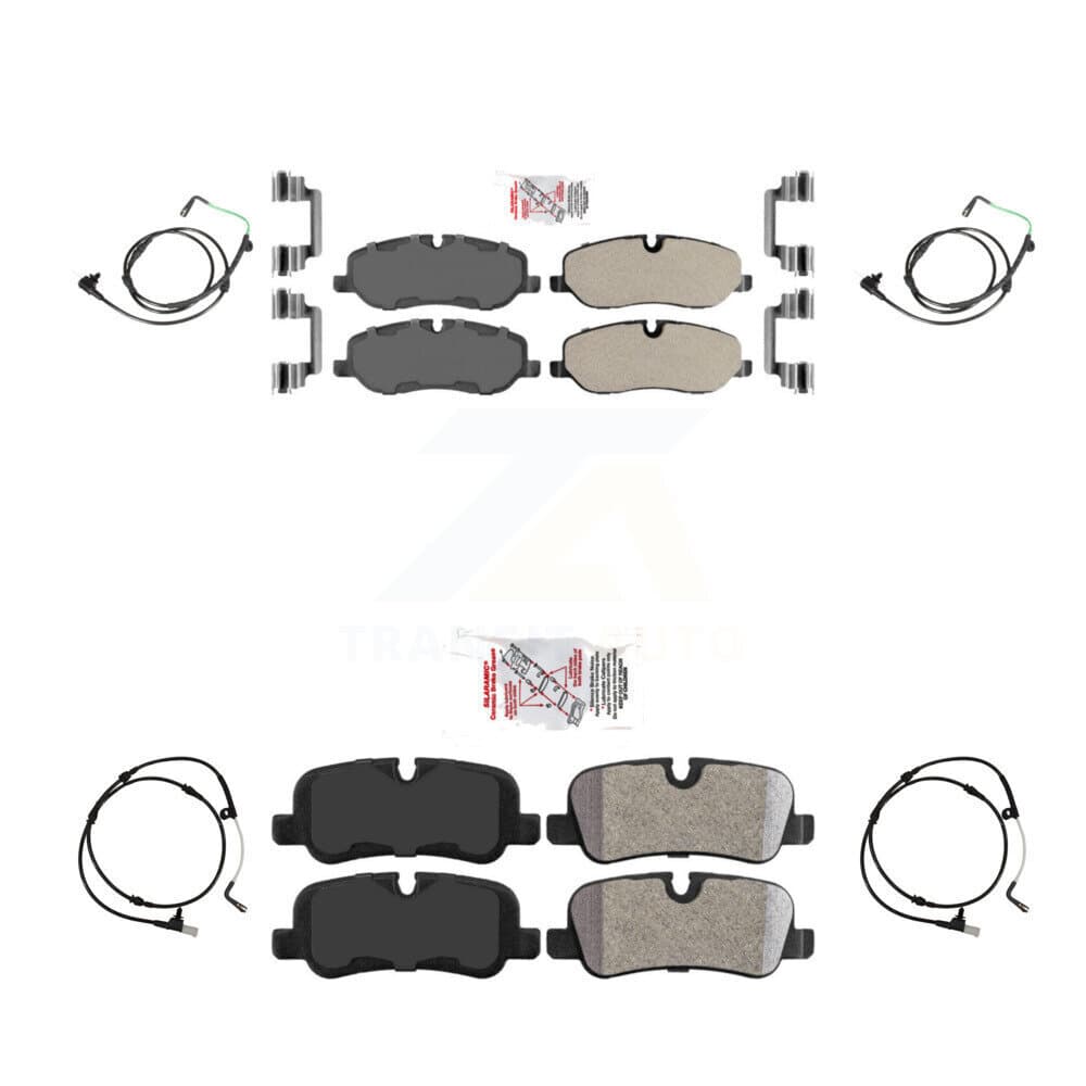 AmeriBRAKES - KNW-100383 - Front and Rear Disc Brake Pad Kits image 1