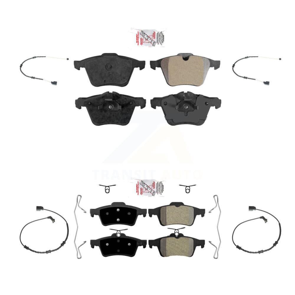AmeriBRAKES - KNW-100389 - Front and Rear Disc Brake Pad Kits image 1