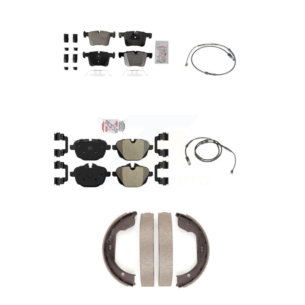 AmeriBRAKES - KNW-100392 - Front and Rear Disc Brake Pad Kits image 1
