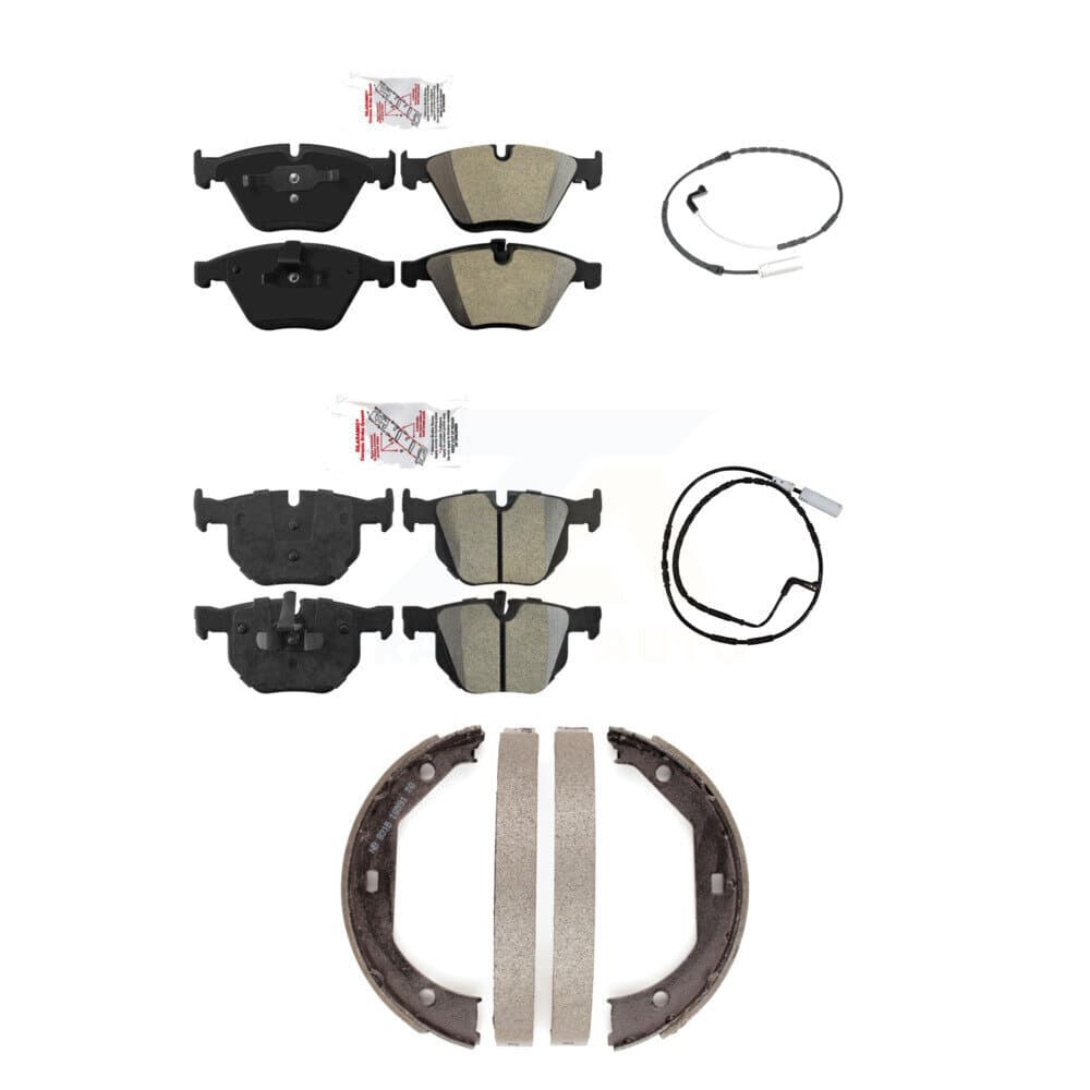 AmeriBRAKES - KNW-100405 - Front and Rear Disc Brake Pad Kits image 1