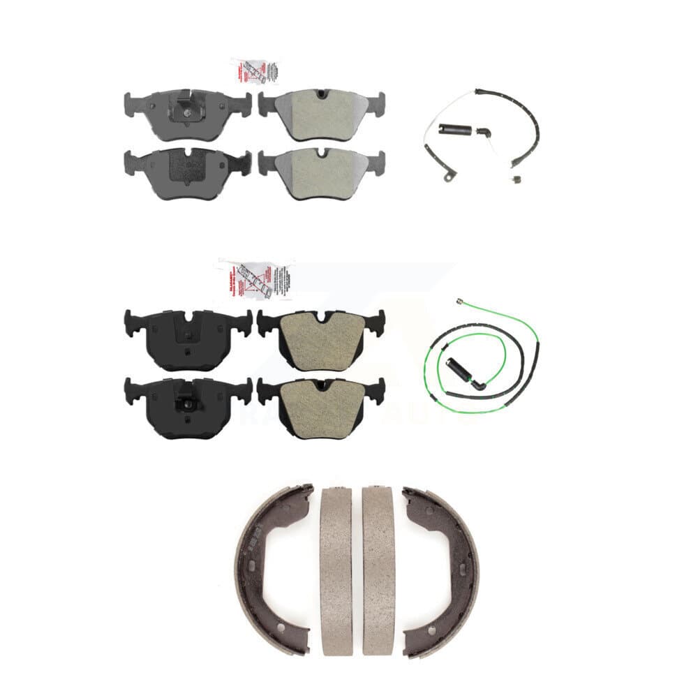 AmeriBRAKES - KNW-100417 - Front and Rear Disc Brake Pad Kits image 1