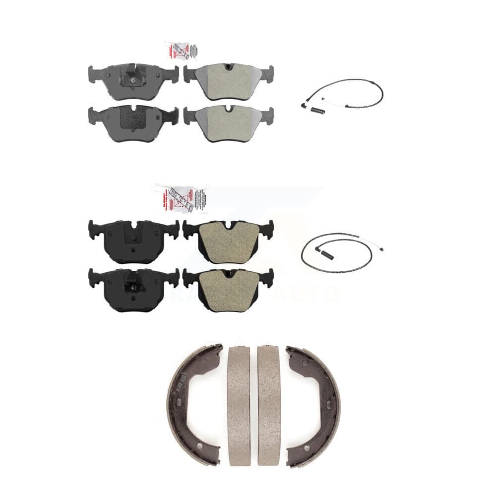 AmeriBRAKES - KNW-100432 - Front and Rear Disc Brake Pad Kits image 1