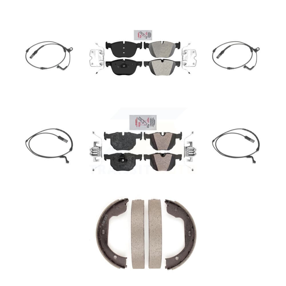 AmeriBRAKES - KNW-100463 - Front and Rear Disc Brake Pad Kits image 1