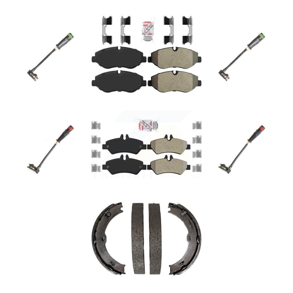 AmeriBRAKES - KNW-100516 - Front and Rear Disc Brake Pad Kits image 1