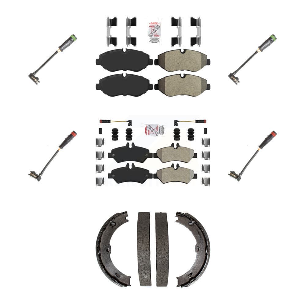 AmeriBRAKES - KNW-100518 - Front and Rear Disc Brake Pad Kits image 1