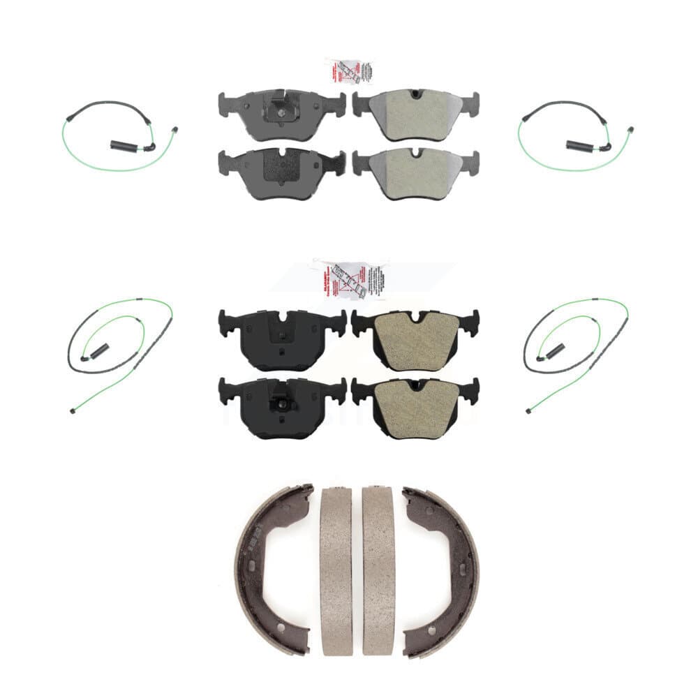 AmeriBRAKES - KNW-100531 - Front and Rear Disc Brake Pad Kits image 1