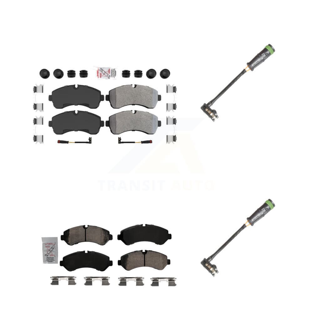AmeriBRAKES - KNW-101130 - Front and Rear Disc Brake Pad Kits image 1
