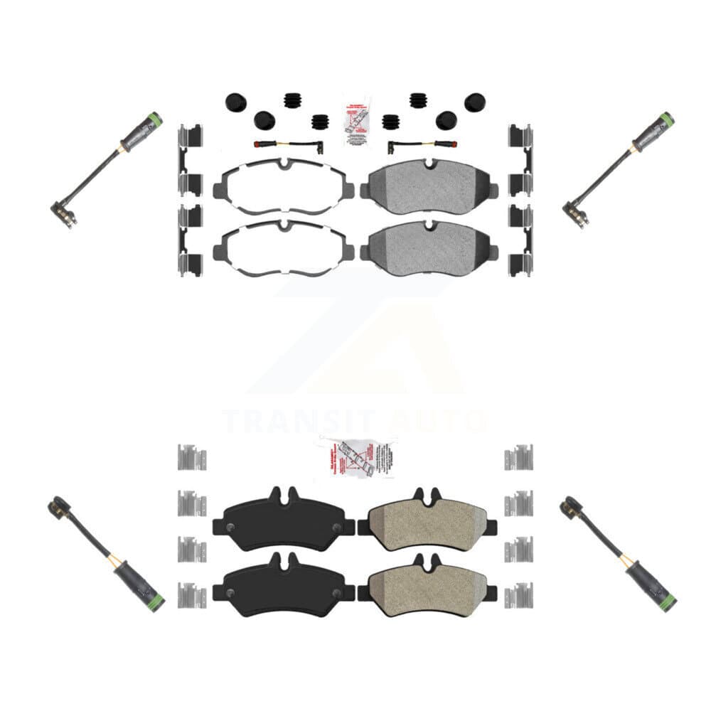 AmeriBRAKES - KNW-101152 - Front and Rear Disc Brake Pad Kits image 1