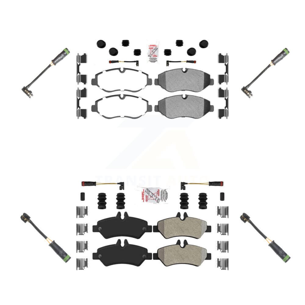AmeriBRAKES - KNW-101153 - Front and Rear Disc Brake Pad Kits image 1