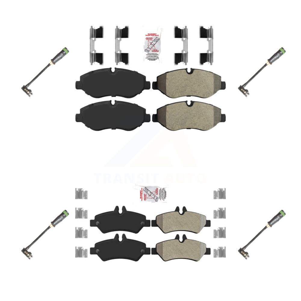 AmeriBRAKES - KNW-101156 - Front and Rear Disc Brake Pad Kits image 1