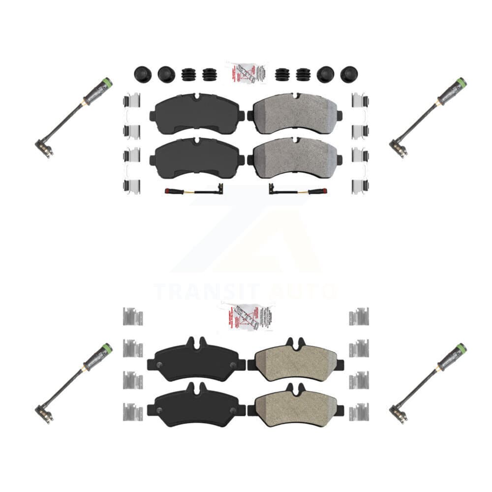 AmeriBRAKES - KNW-101161 - Front and Rear Disc Brake Pad Kits image 1