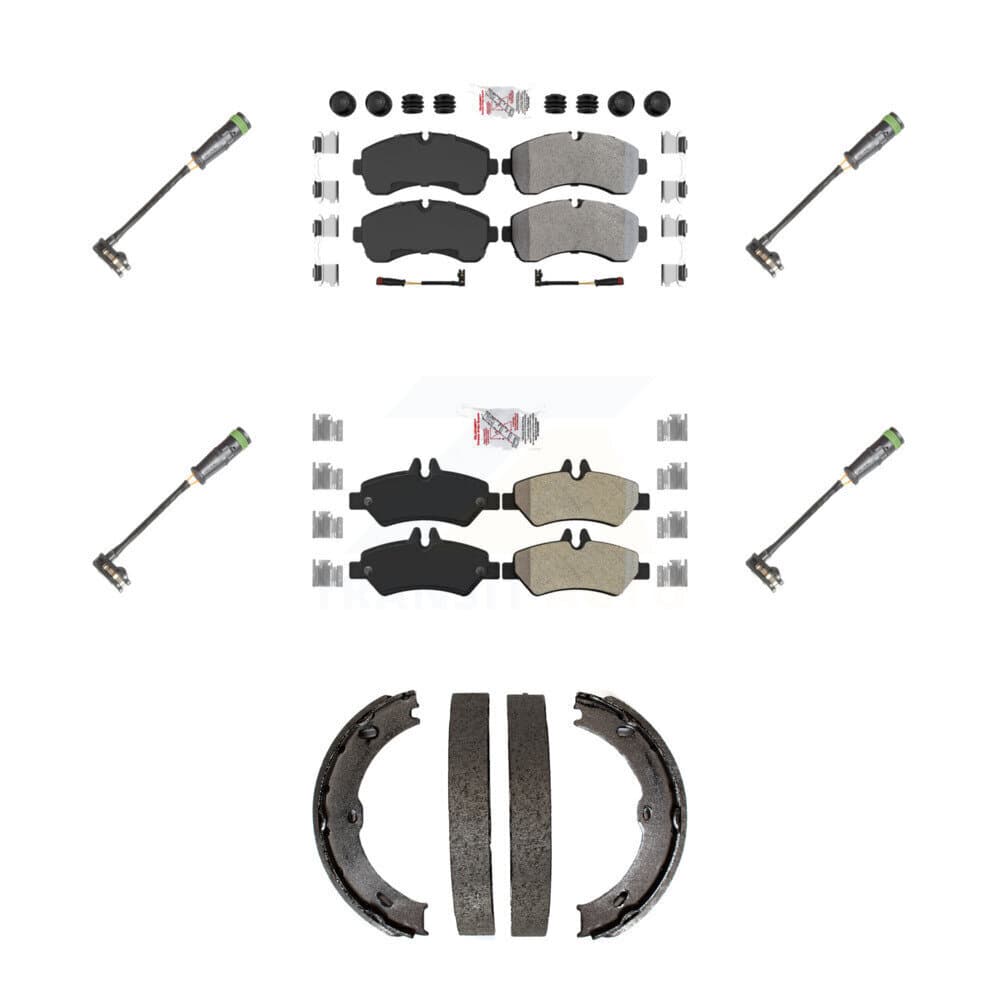 AmeriBRAKES - KNW-101214 - Front and Rear Disc Brake Pad Kits image 1
