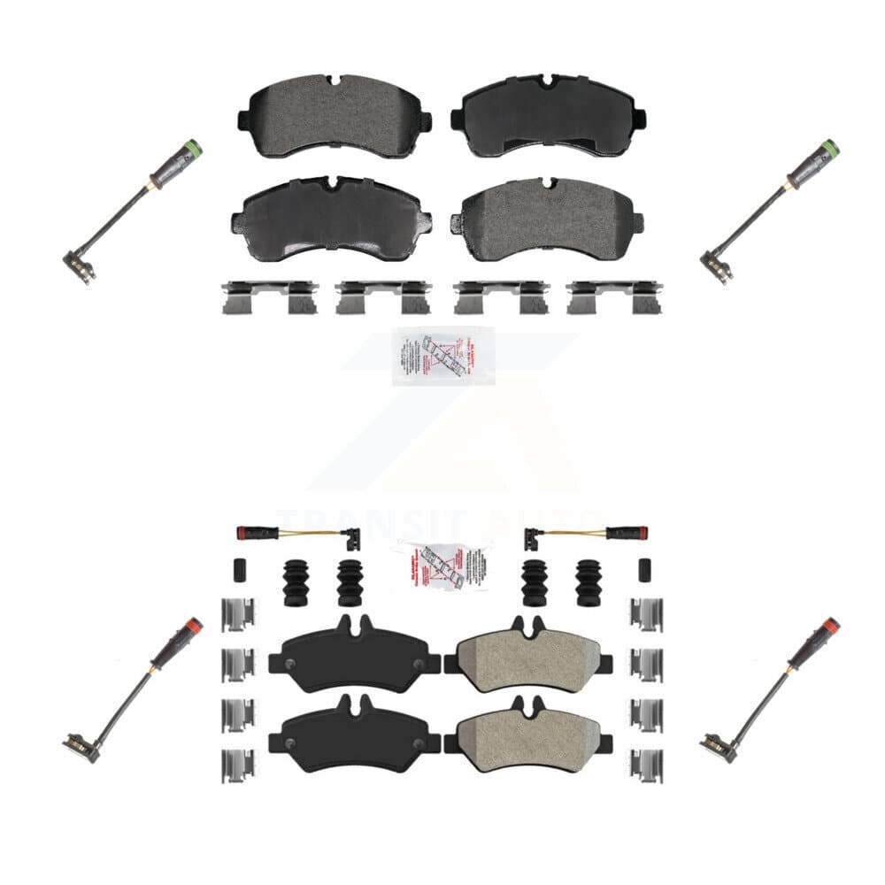 AmeriBRAKES - KNW-101261 - Front and Rear Disc Brake Pad Kits image 1