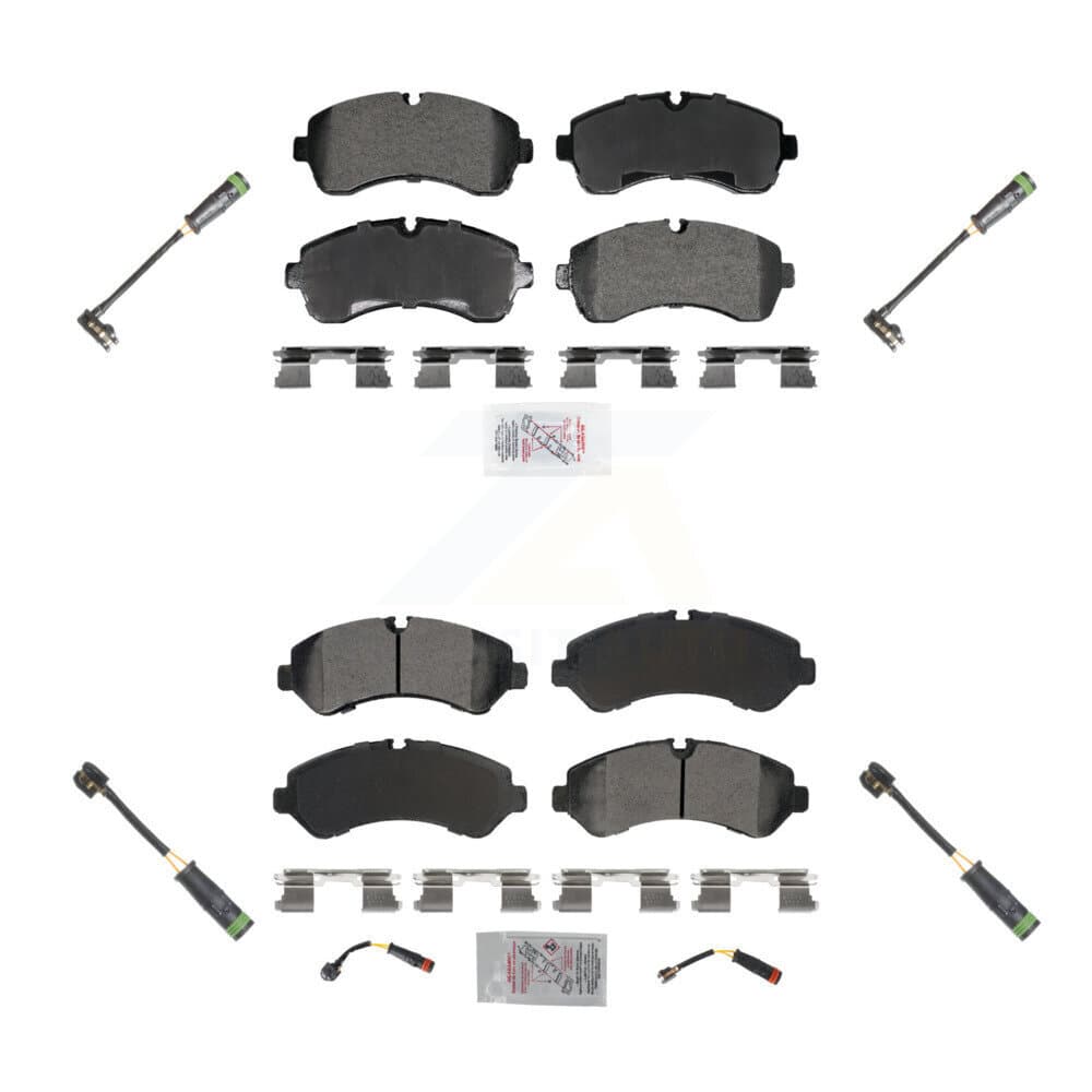 AmeriBRAKES - KNW-101264 - Front and Rear Disc Brake Pad Kits image 1