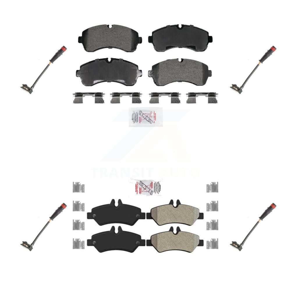 AmeriBRAKES - KNW-101282 - Front and Rear Disc Brake Pad Kits image 1
