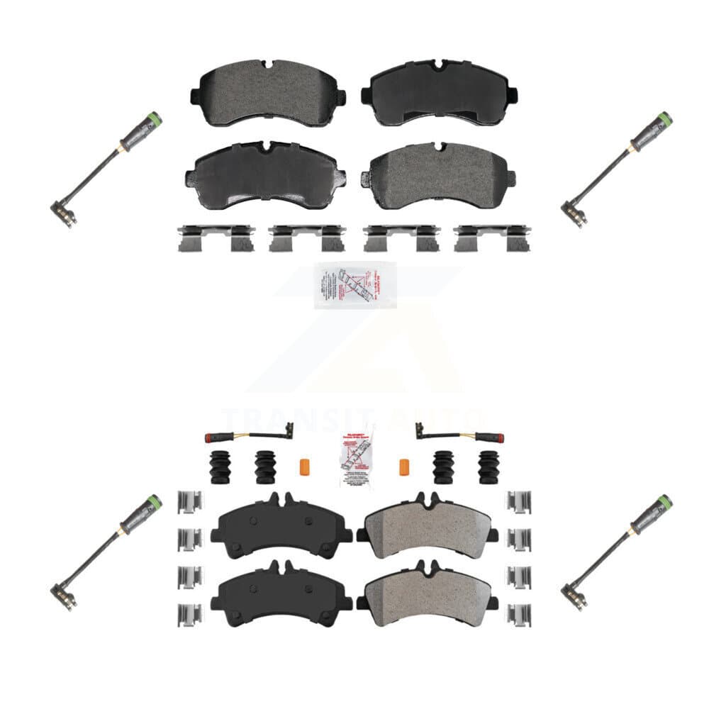 AmeriBRAKES - KNW-101288 - Front and Rear Disc Brake Pad Kits image 1