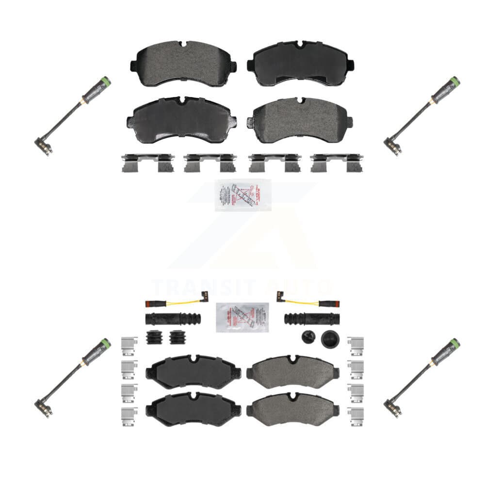AmeriBRAKES - KNW-101291 - Front and Rear Disc Brake Pad Kits image 1