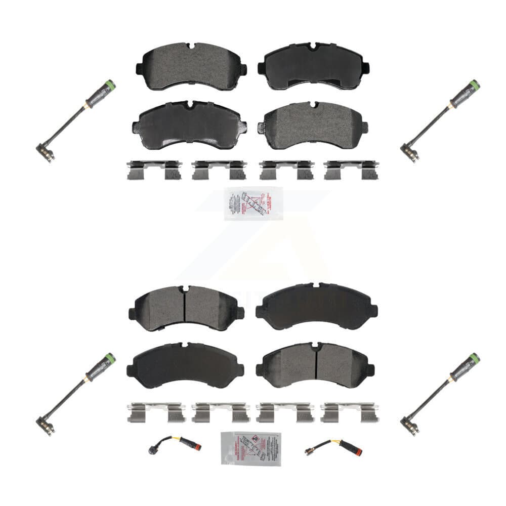 AmeriBRAKES - KNW-101292 - Front and Rear Disc Brake Pad Kits image 1