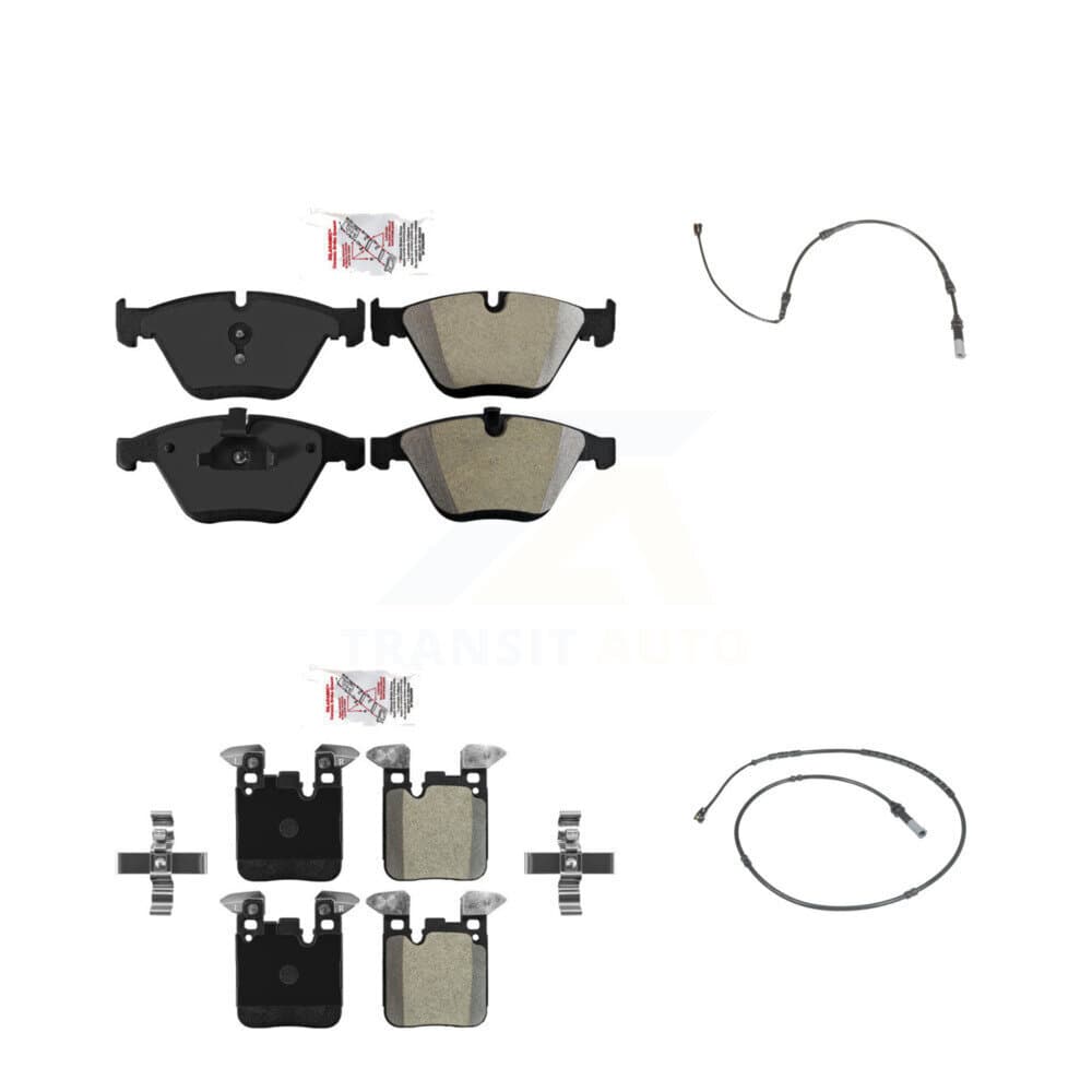 AmeriBRAKES - KNW-101305 - Front and Rear Disc Brake Pad Kits image 1