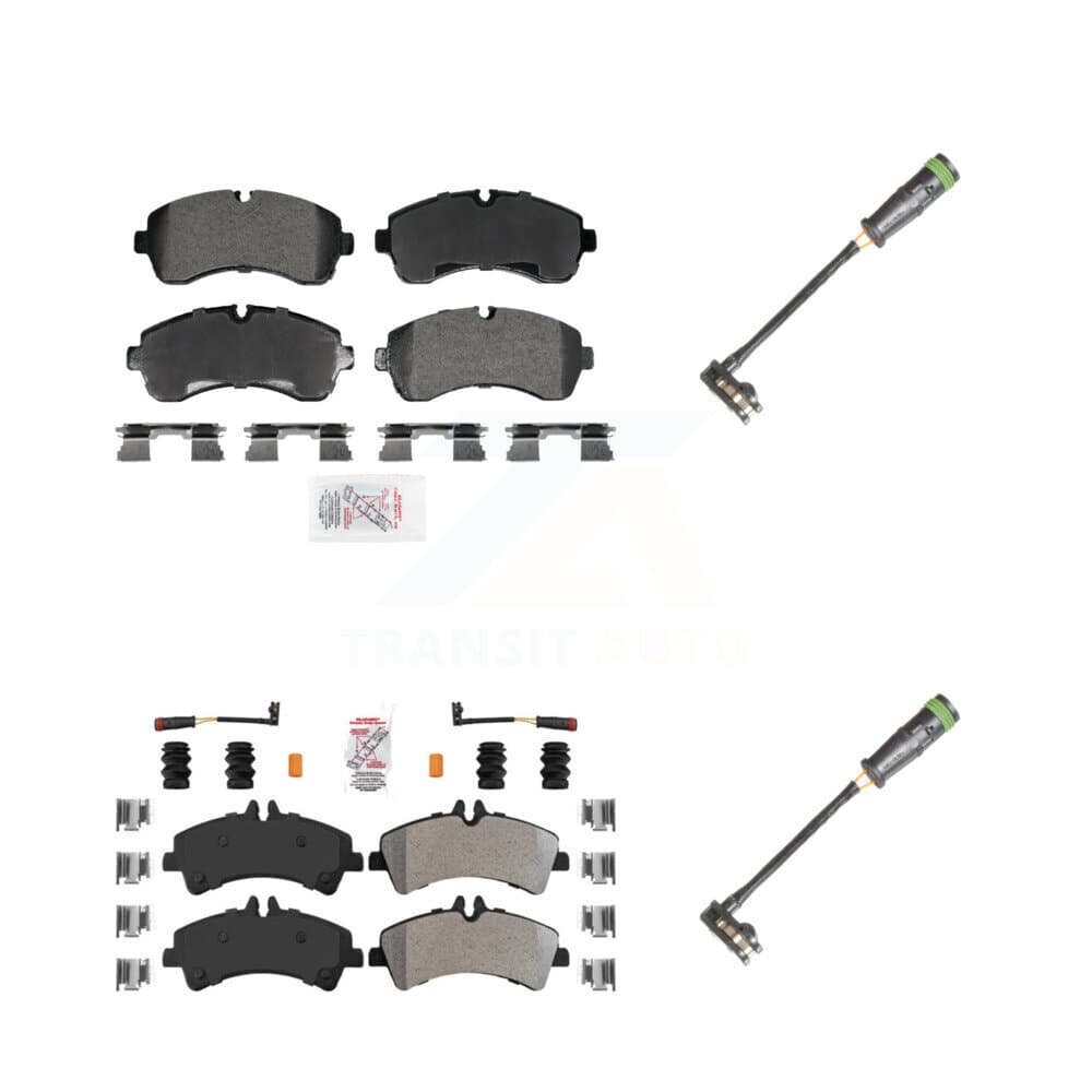 AmeriBRAKES - KNW-101314 - Front and Rear Disc Brake Pad Kits image 1
