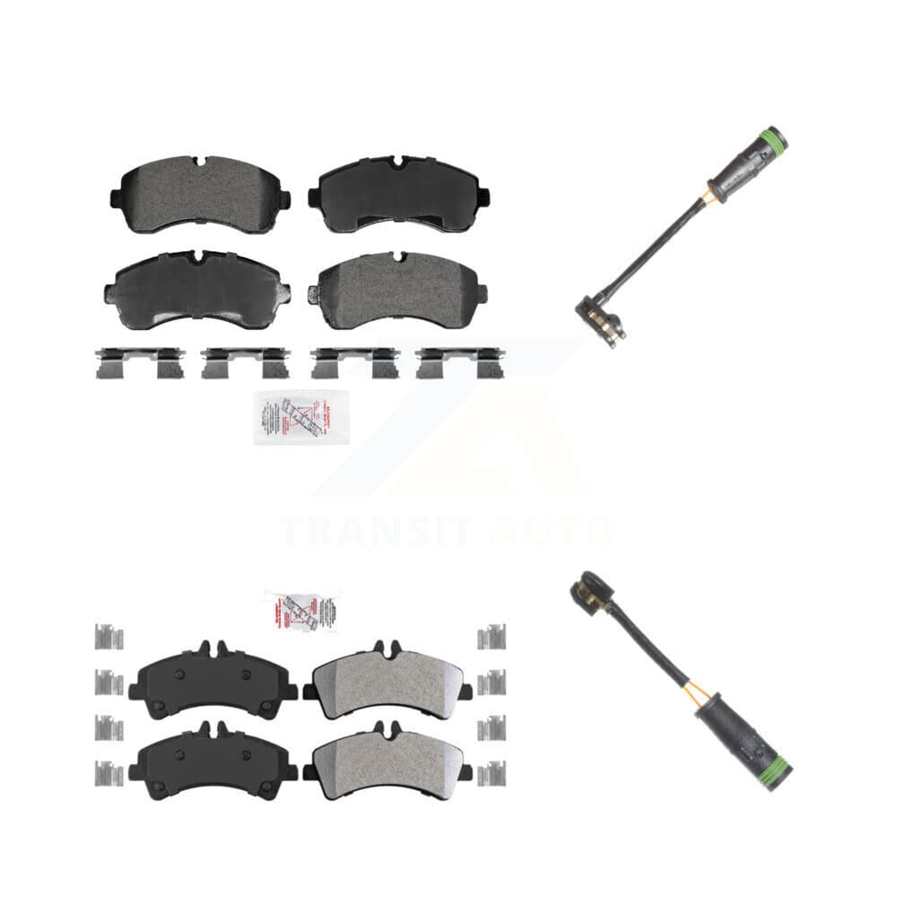 AmeriBRAKES - KNW-101319 - Front and Rear Disc Brake Pad Kits image 1