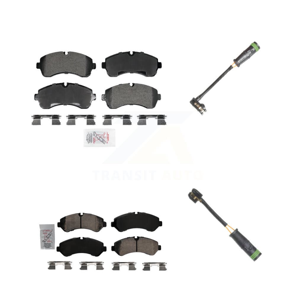 AmeriBRAKES - KNW-101331 - Front and Rear Disc Brake Pad Kits image 1