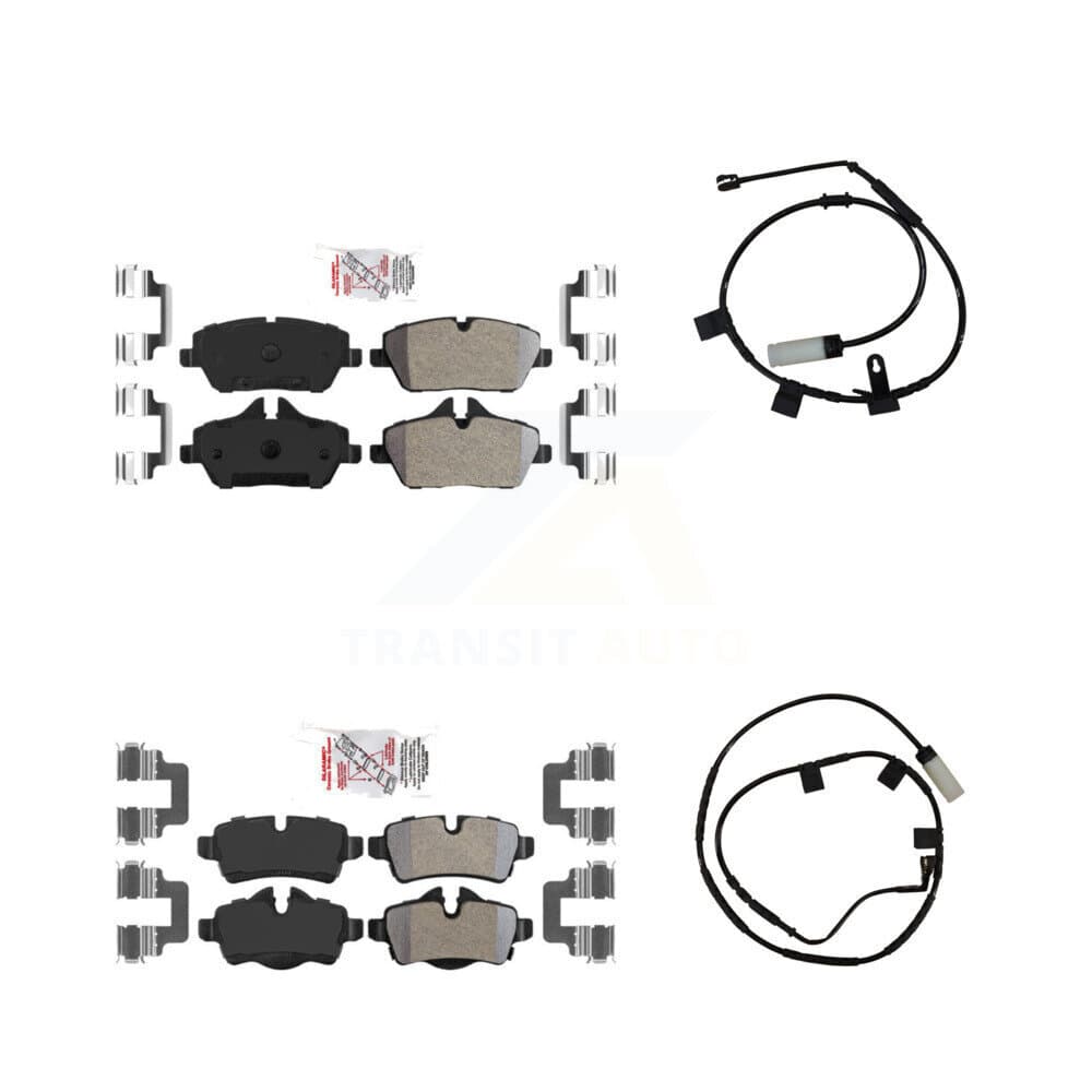 AmeriBRAKES - KNW-101389 - Front and Rear Disc Brake Pad Kits image 1