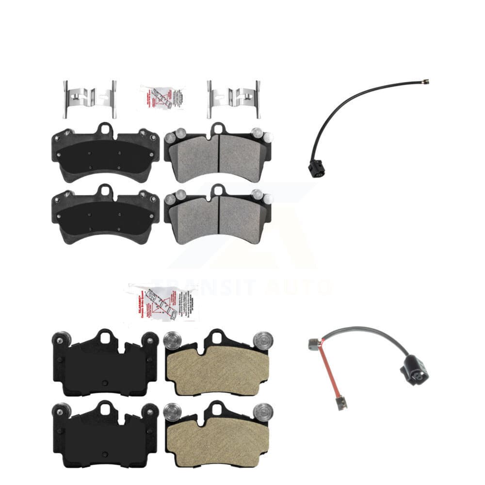 AmeriBRAKES - KNW-101399 - Front and Rear Disc Brake Pad Kits image 1