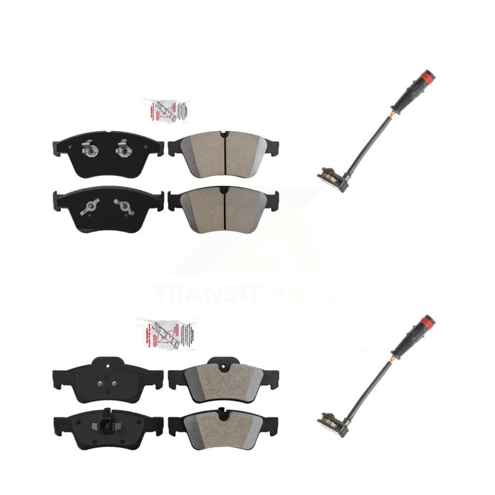 AmeriBRAKES - KNW-101402 - Front and Rear Disc Brake Pad Kits image 1