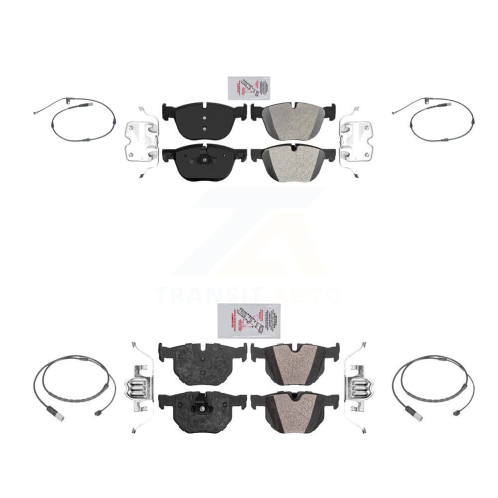 AmeriBRAKES - KNW-101420 - Front and Rear Disc Brake Pad Kits image 1