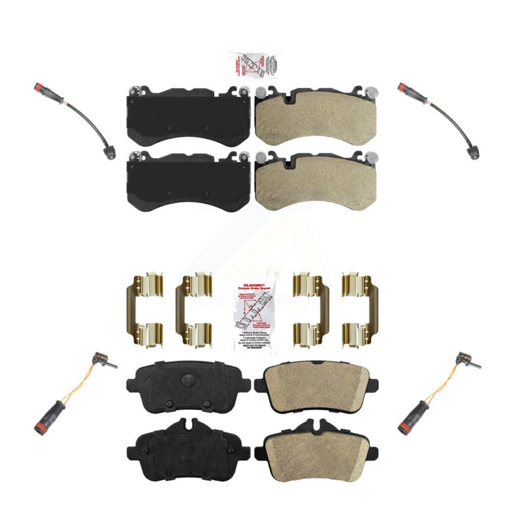 AmeriBRAKES - KNW-101427 - Front and Rear Disc Brake Pad Kits image 1