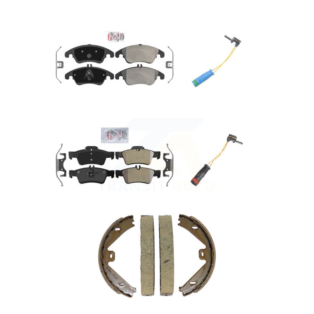 AmeriBRAKES - KNW-101447 - Front and Rear Disc Brake Pad Kits image 1