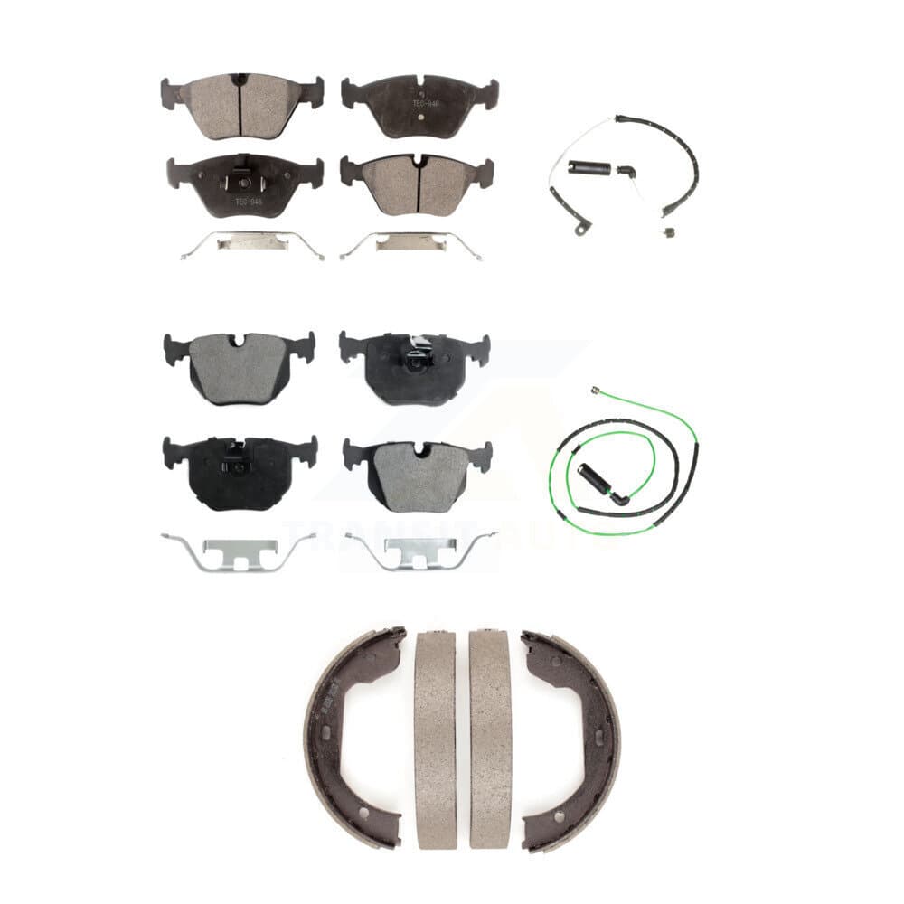 Positive Plus - KPW-100443 - Front and Rear Disc Brake Pad Kits image 1
