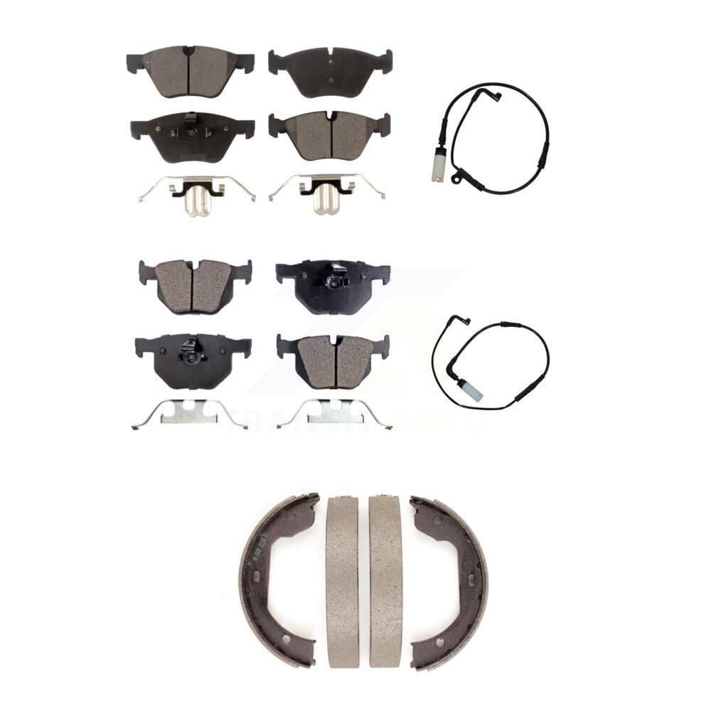 Positive Plus - KPW-100492 - Front and Rear Disc Brake Pad Kits image 1