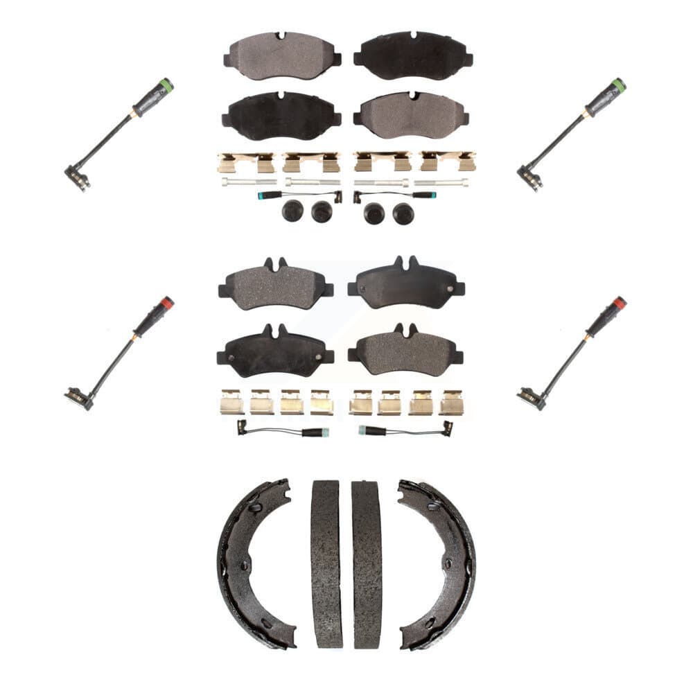 Positive Plus - KPW-100502 - Front and Rear Disc Brake Pad Kits image 1