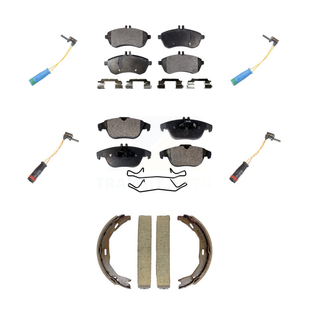 Positive Plus - KPW-101555 - Front and Rear Disc Brake Pad Kits image 1