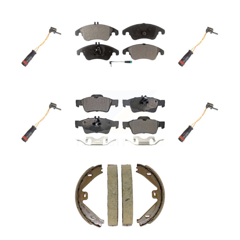 Positive Plus - KPW-101556 - Front and Rear Disc Brake Pad Kits image 1
