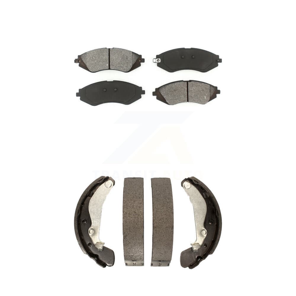 Transit Auto - KSN-100005 - Front and Rear Disc Brake Pad Kits image 1