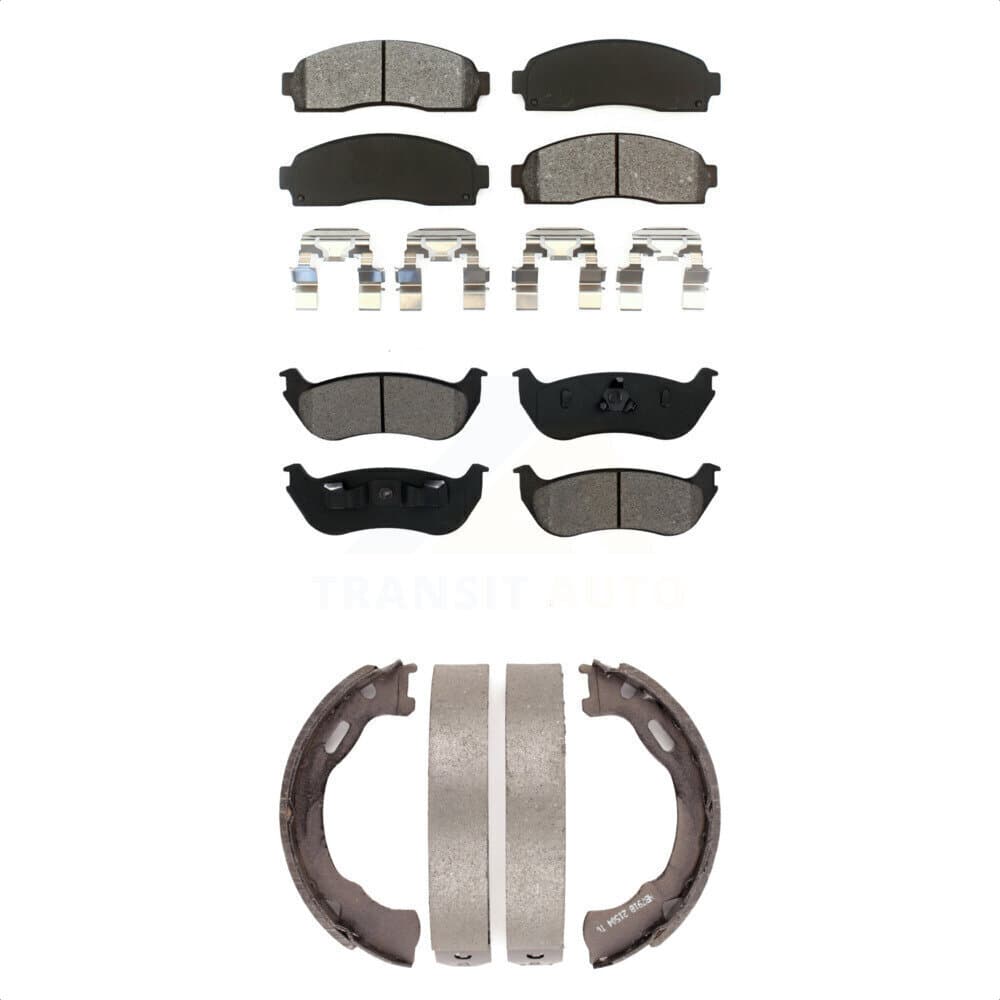 Transit Auto - KSN-100557 - Front and Rear Disc Brake Pad Kits image 1