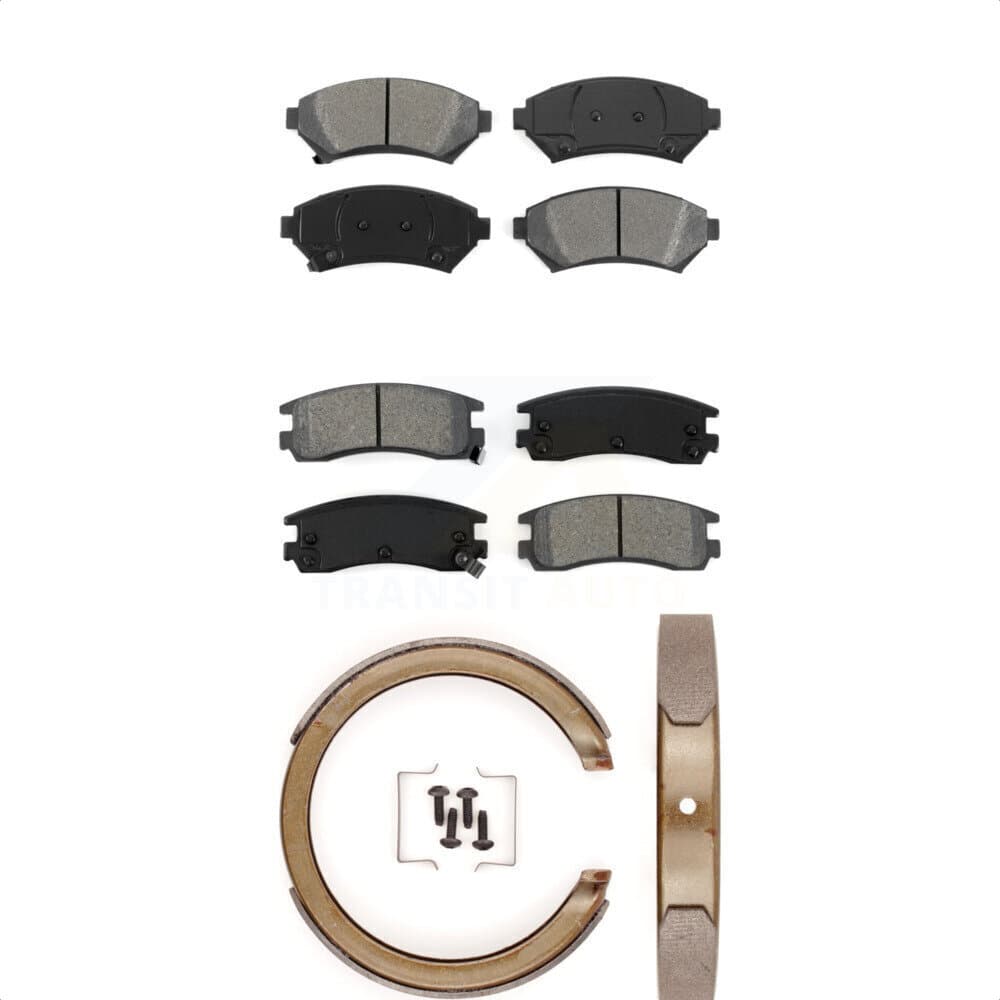 Transit Auto - KSN-100600 - Front and Rear Disc Brake Pad Kits image 1