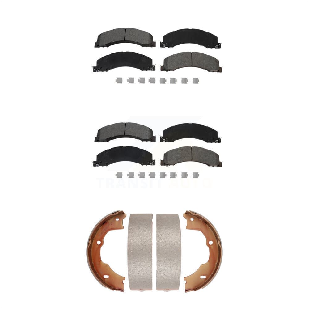 Transit Auto - KSN-100630 - Front and Rear Disc Brake Pad Kits image 1