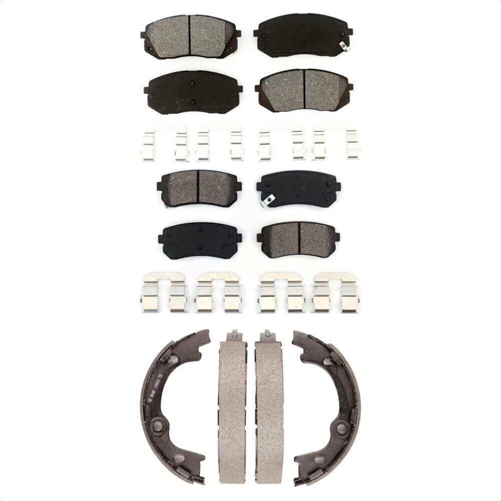 Transit Auto - KSN-100660 - Front and Rear Disc Brake Pad Kits image 1