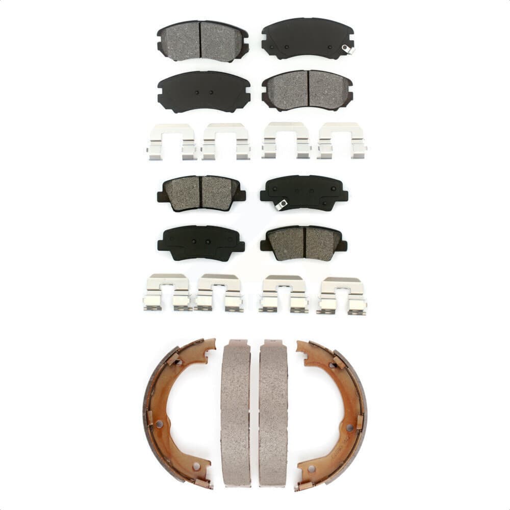 Transit Auto - KSN-100664 - Front and Rear Disc Brake Pad Kits image 1