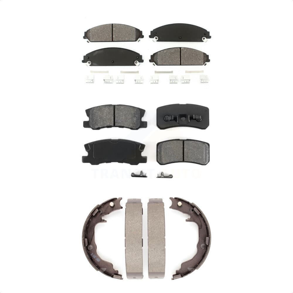 Transit Auto - KSN-100685 - Front and Rear Disc Brake Pad Kits image 1