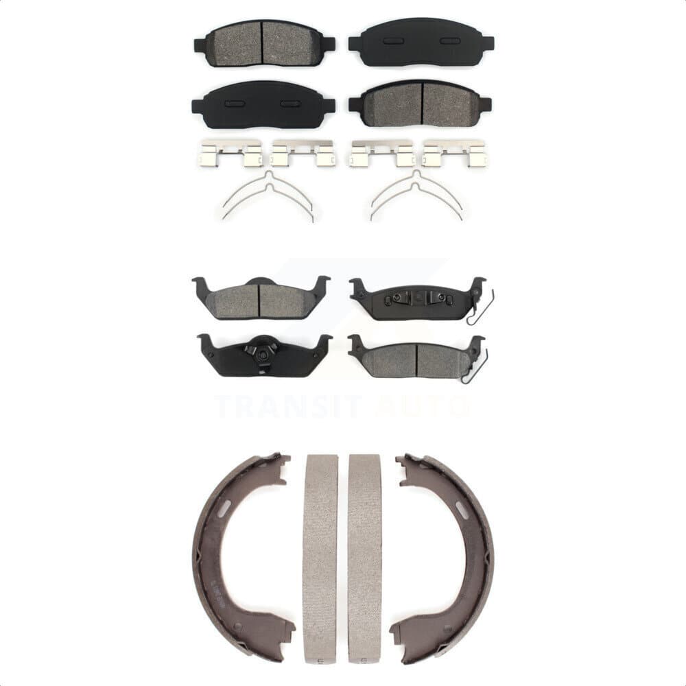 Transit Auto - KSN-100687 - Front and Rear Disc Brake Pad Kits image 1